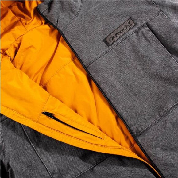 Capeesh Brand giacca #9 colour: washed grey/orange, Men's Medium - Picture 4 of 7